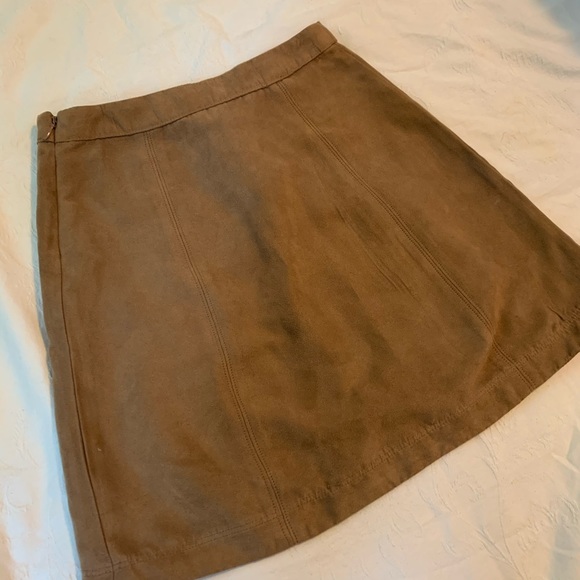 Hollister Faux Suede Lace-up Skirt - Picture 2 of 5